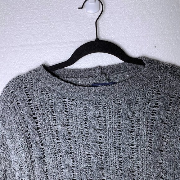 American Eagle Chunky Open Knit Oversized Sweater - Picture 4 of 10